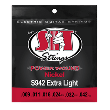 SIT Power Wound Nickel Electric Guitar Strings 9-42