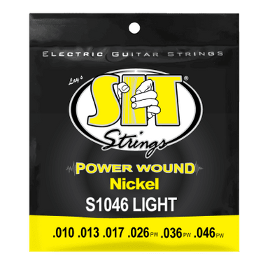 SIT Power Wound Nickel Electric Guitar Strings 10-46