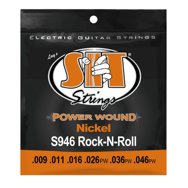 SIT Power Wound Nickel Electric Guitar Strings 9-46