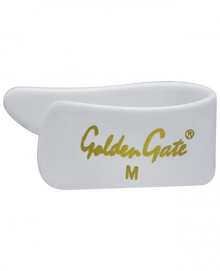 Golden Gate White Thumbpick Medium single guitar pick