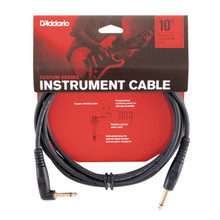 D'Addario Custom Series 10ft Instrument Cable Straight-Right a