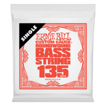 Ernie Ball Nickel Wound Electric Bass Single String .135