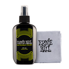 Ernie Ball Instrument Polish With Cloth - front of package