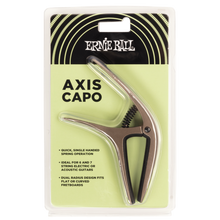 Ernie Ball Axis Capo - Pewter - back of package