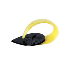 Fred Kelly Bumblebee Large Jazz Medium single thumb pick .50 side view