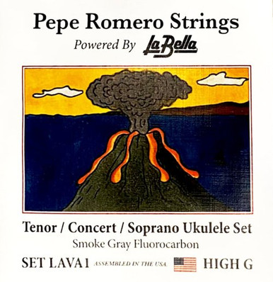 Pepe Romero Strings Soprano/Concert/Tenor High G Ukulele Strings