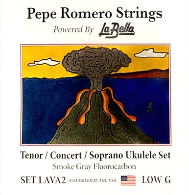 Pepe Romero Strings Soprano/Concert/Tenor Low G Ukulele Strings