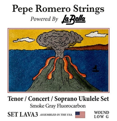 Pepe Romero Strings Soprano/Concert/Tenor Low Gw Ukulele Strings