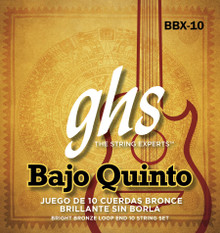 GHS 80/20 Bronze Bajo Quinto Strings Loop End 24-78