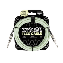 Ernie Ball 10ft Flex Glow In The Dark Instrument Cable Straight