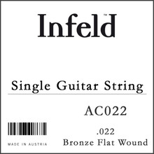 Thomastik-Infeld Brass Flat Wound Single Guitar String .022 Plectrum