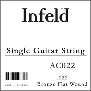 Thomastik-Infeld Brass Flat Wound Single Guitar String .022