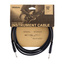 D'Addario Classic Series 10ft Instrument Cable Straight a