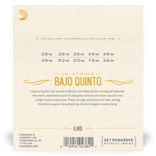 D'Addario Phosphor Bronze Bajo Quinto Strings a