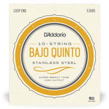D'Addario Stainless Steel Bajo Quinto Strings