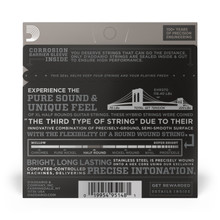 D'Addario Semi Flatwound Half Rounds Electric Strings 11-49 a