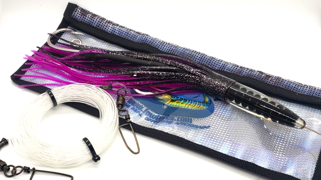 Torpedo Speed Wahoo Trolling Set with Lure Bag + Wire and Cable