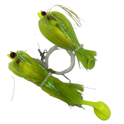 3 PACK FIN Strike Mustad 4/0 Striped Bass Hooks Rigs Striper Fishing lure  $12.95 - PicClick