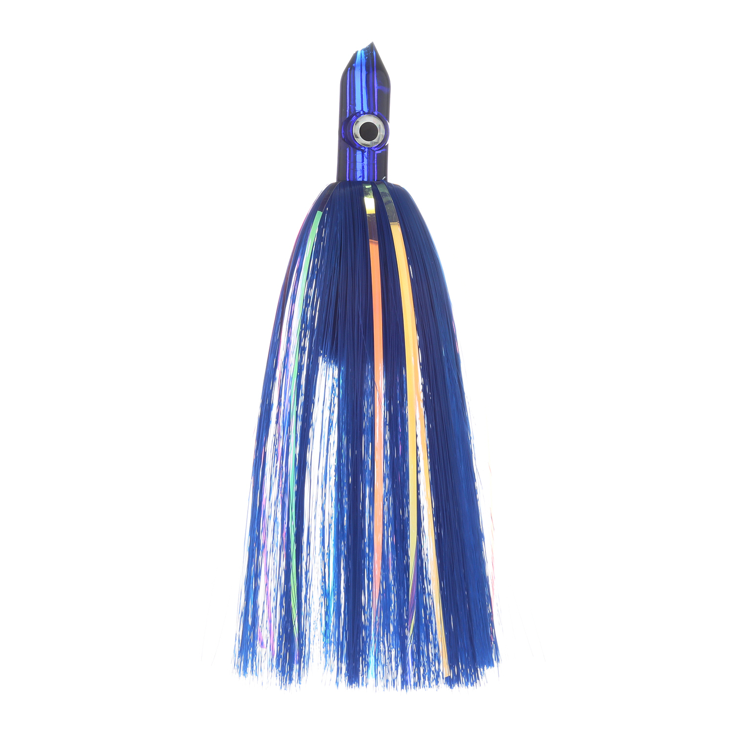 Dredge Lure Head Blue Head, Blue & Mylar lightweight heads