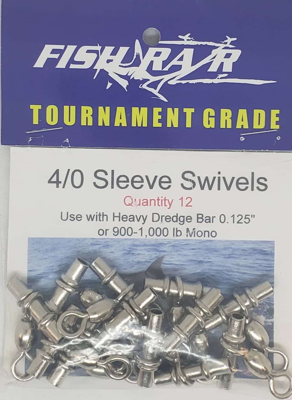 Swivel Sleeves 4/0 12 pack (for heavy bars) for attaching