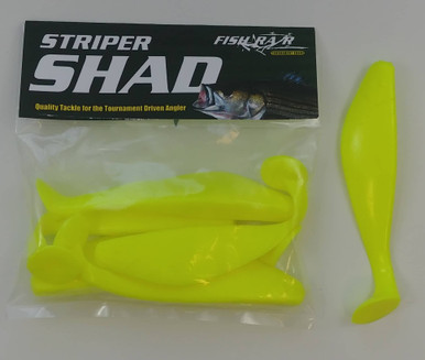 Shad for Striper Fishing high quality flourescent shad baits