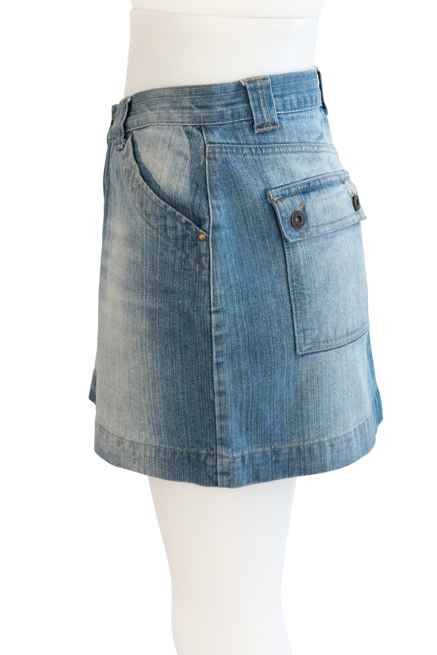 second hand denim mini skirt jeanswest 24666.1642588850