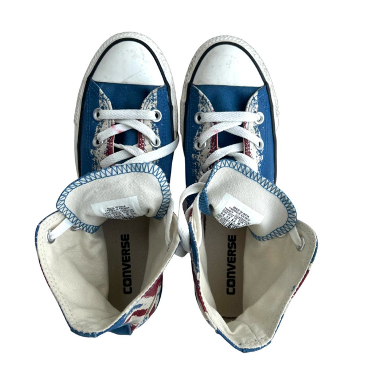 Hand Converse Unisex All Star High Top Union Jack Lulus Fashion Flair