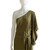 Sass and Bide Past Tomorrows Khaki One Shoulder Dress