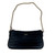 Second Hand Oroton Inez Black Croc Leather Chain Wristlet Handbag