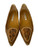 Second Hand Manolo Blahnik Gioia Tan Pointy Toe Flat Shoes