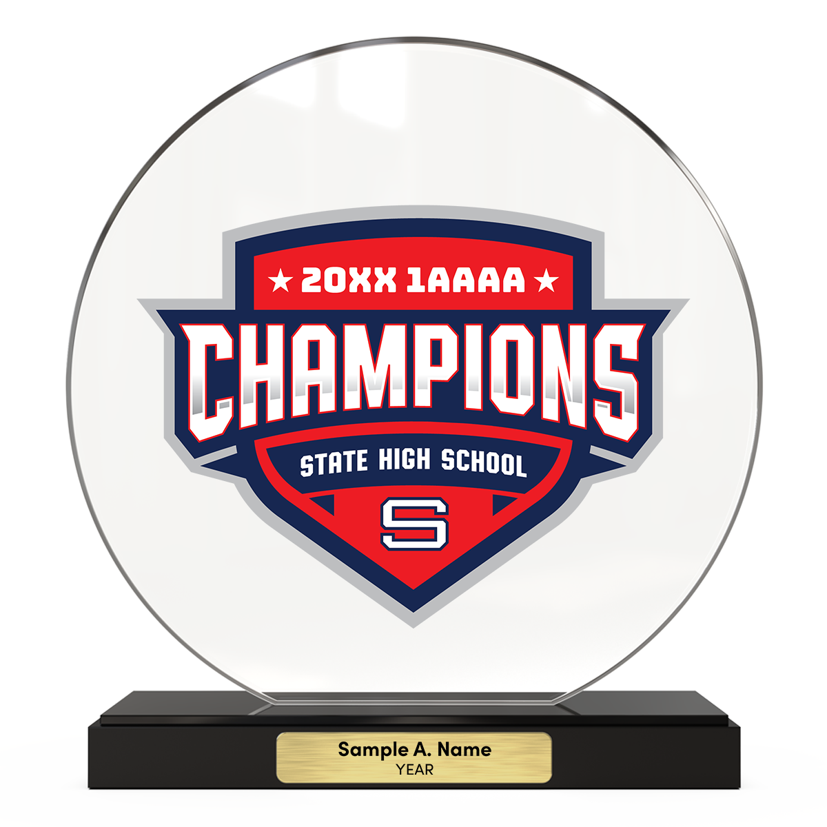 7" Acrylic Circle Award