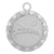 silver lacrosse medallion