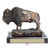 Bison desktop sculpture
