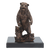standing bear desktop sculpture with no plate