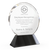 Optic Crystal Circle Award (angle)