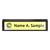 Desk Name Plate (black)