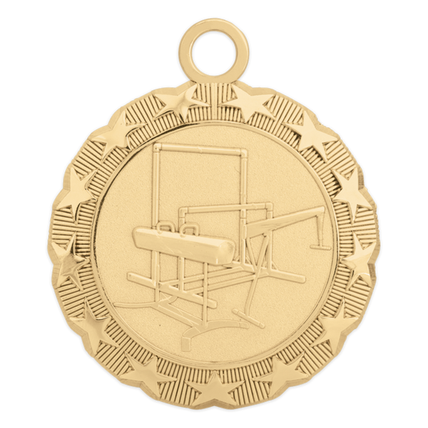 gold gymnastics medallion