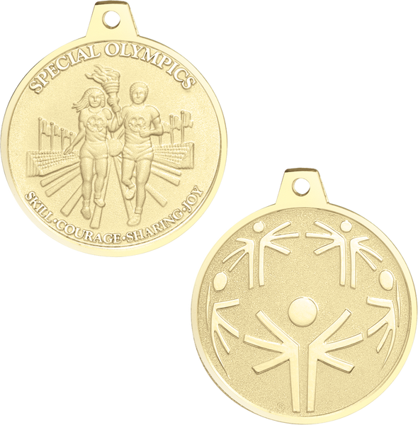 Special Olympics 2 inch Summer Medal in Gold