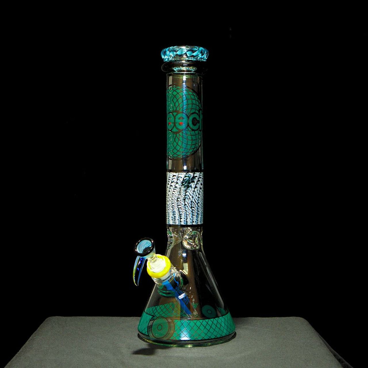 14 Glow-in-the-Dark LV Gorilla Beaker Style Glass Water Pipe