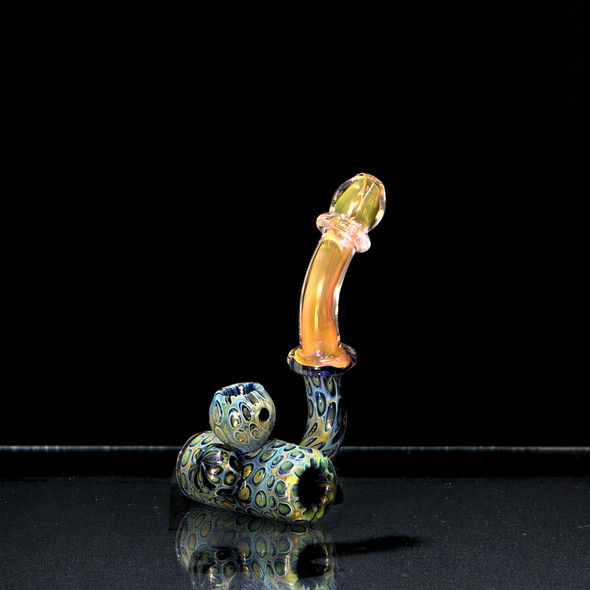 Moon Surface Sherlock Hand Pipe