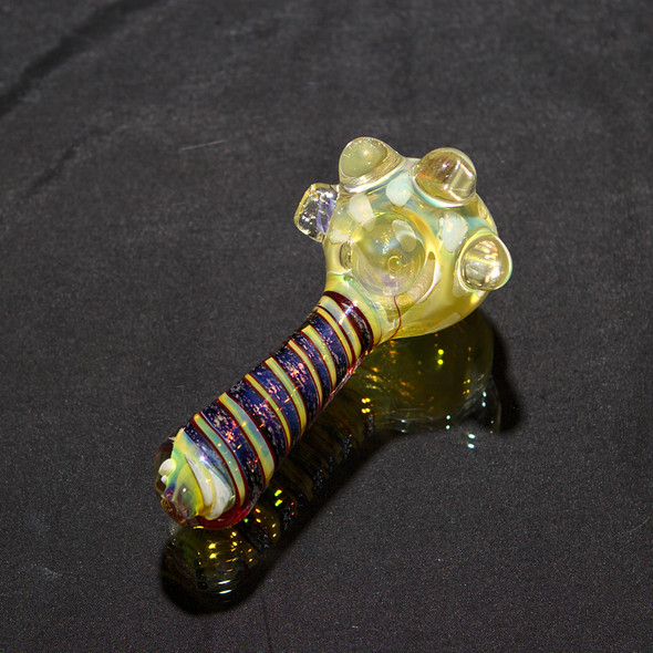 Glitter Spiral Fumed Hand Pipe near Sarasota Bradenton, Florida