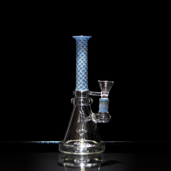 Blue Honeycomb Small Shower Head Vase Water Pipe