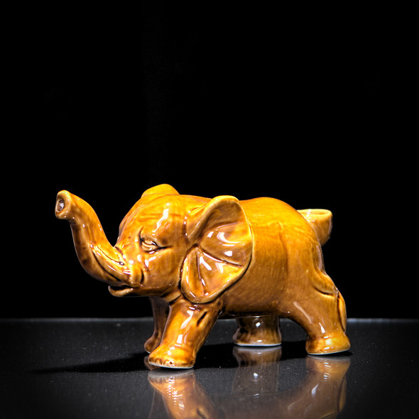 Ceramic Elephant Hand Pipe