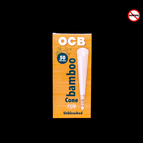 OCB Bamboo 1 ¼” Unbleached Cones (50 ct)