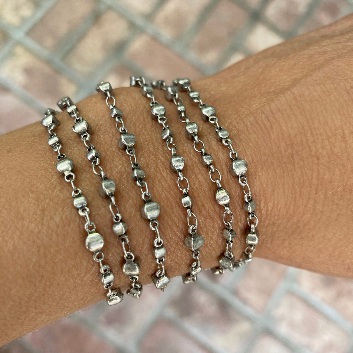 Buy 925 Sterling Silver 4MM-10M Italian Bead Ball Chain Bracelet- Handmade  Bead Italian Bracelet, Silver Bead Bracelet for Women, 6.5, 7, 7.5, 8 Inch  Bracelets Online at desertcartINDIA