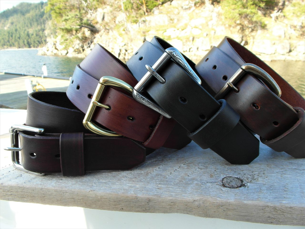 Full grain leather belts • Handcrafted Quality • Duvall Leatherwork