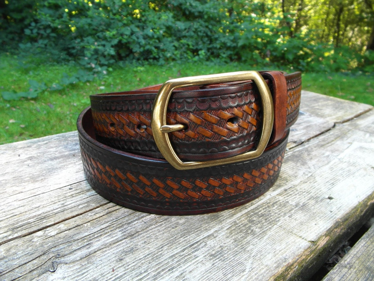 Belt, Basket Weave, Light antique, Favorite
