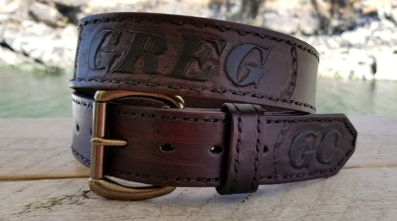 Woodsman Belt Hand stitched