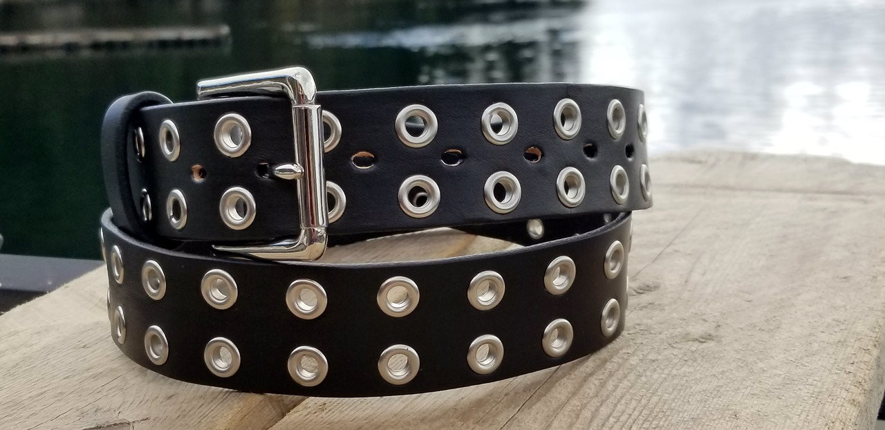 custom leather belt