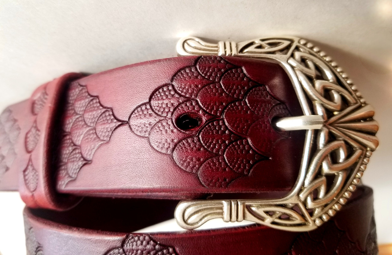 Celtic Leather Belt